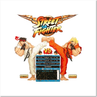 street fighter Posters and Art